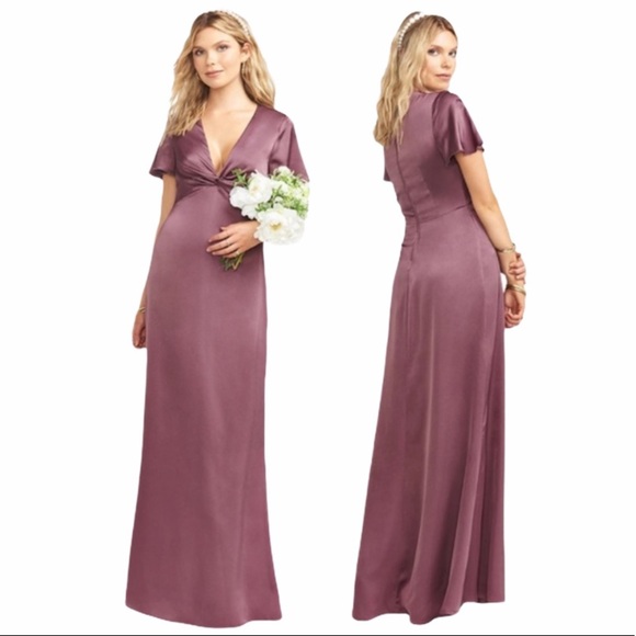 Show Me Your MuMu Rome Twist Gown Dusty Rose XS - Picture 16 of 17